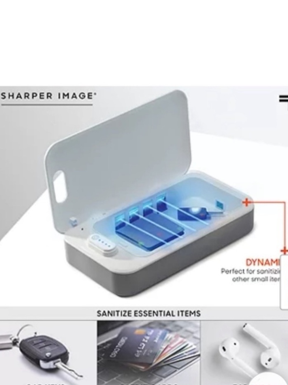 Sharper Image UV Light Sanitizer Phone Case
